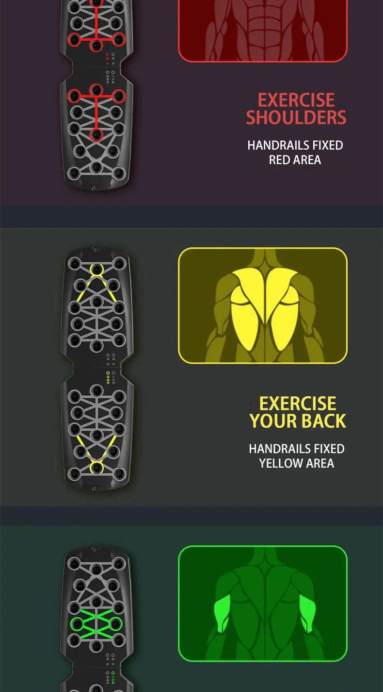 Push-up Board Set Portable Multifunctional Push-up Bar