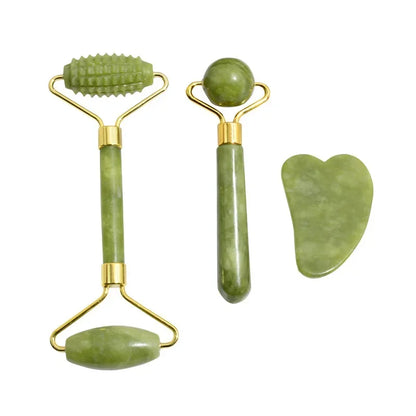 Natural Jade Roller Face Gua Sha Natural Stone