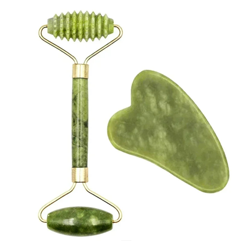 Natural Jade Roller Face Gua Sha Natural Stone