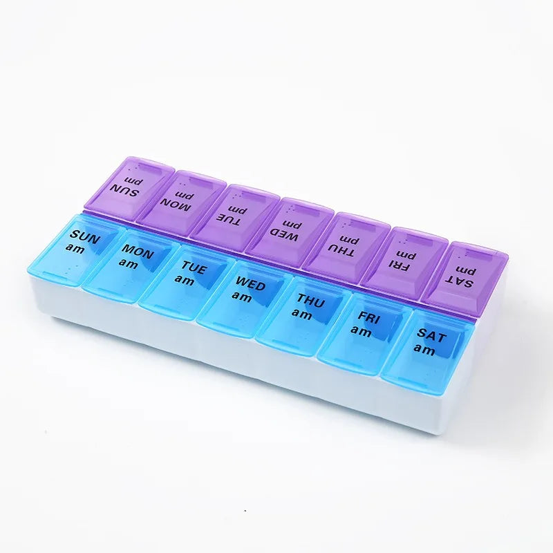 Premuim Portable Weekly Pill Organizer
