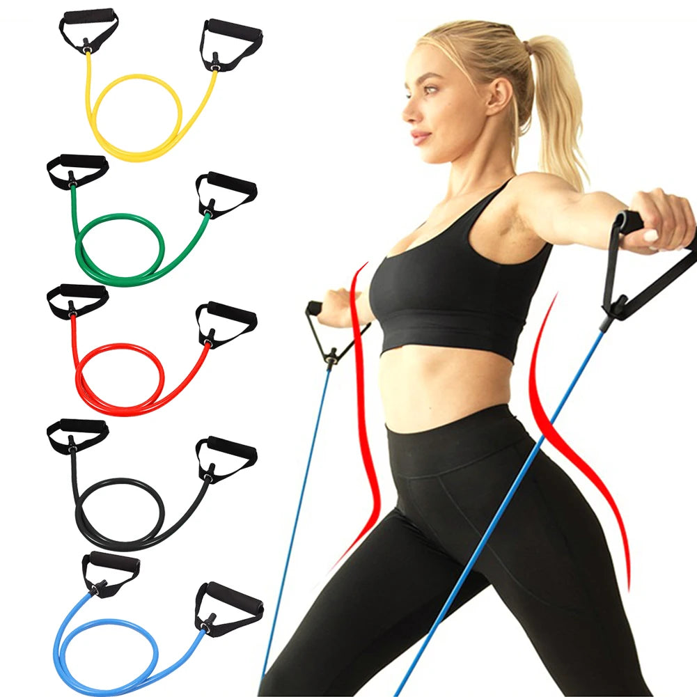 Resistance Bands with Handles Pull Rope for Home Workouts