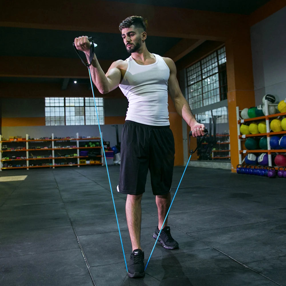 Resistance Bands with Handles Pull Rope for Home Workouts