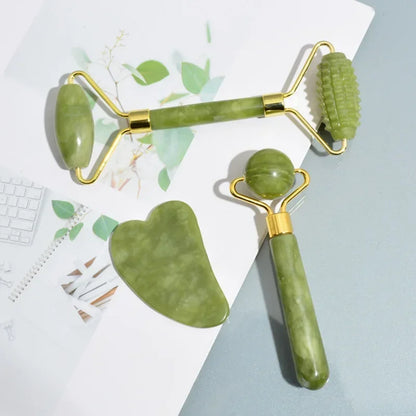 Natural Jade Roller Face Gua Sha Natural Stone