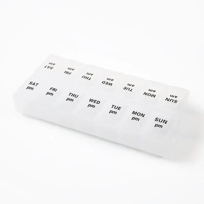 Premuim Portable Weekly Pill Organizer