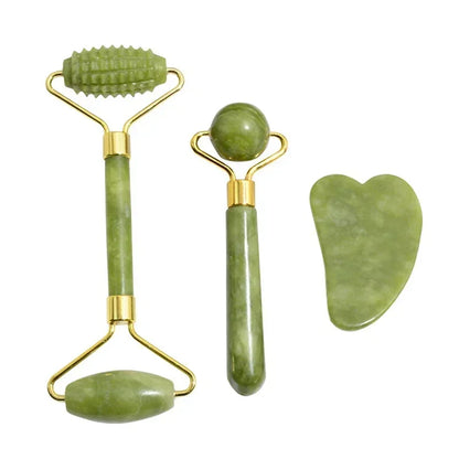 Natural Jade Roller Face Gua Sha Natural Stone