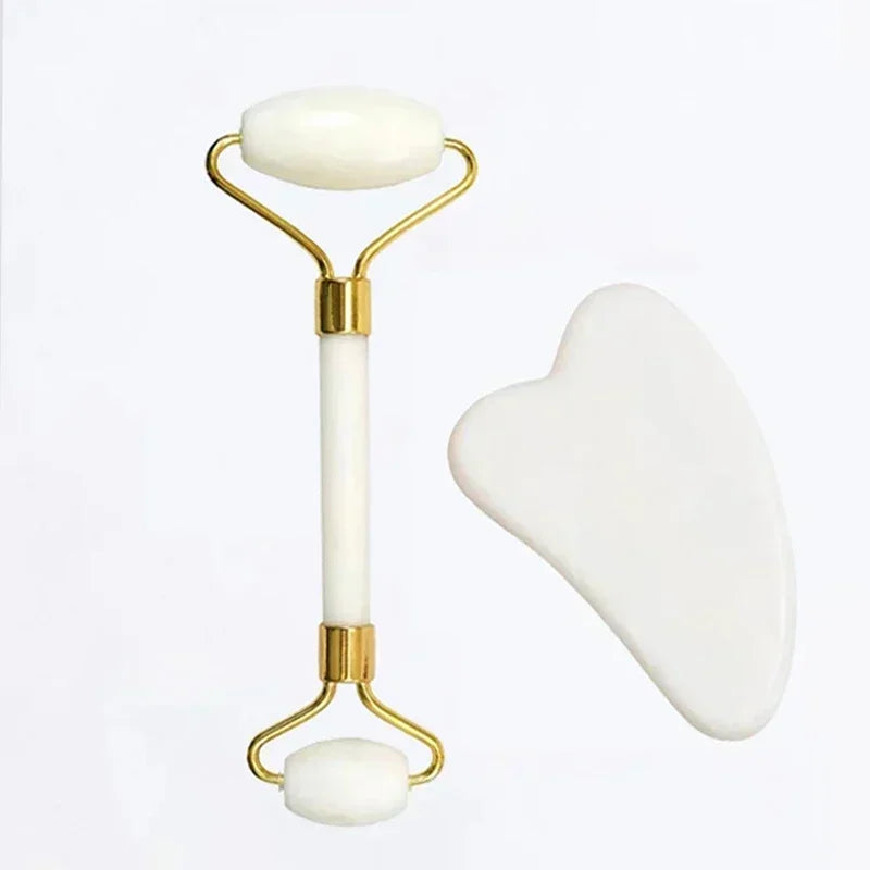 Natural Jade Roller Face Gua Sha Natural Stone