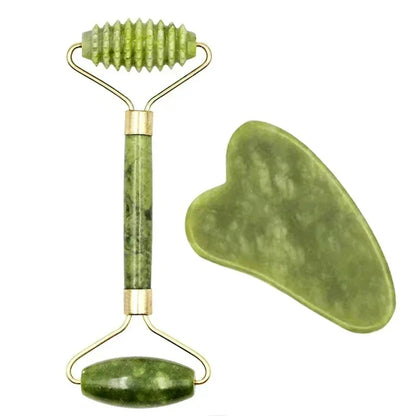 Natural Jade Roller Face Gua Sha Natural Stone