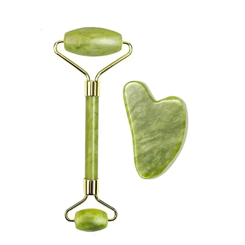 Natural Jade Roller Face Gua Sha Natural Stone