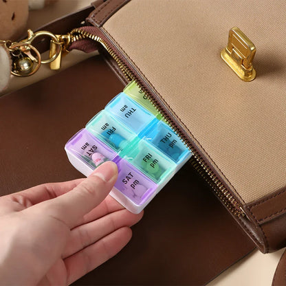Premuim Portable Weekly Pill Organizer