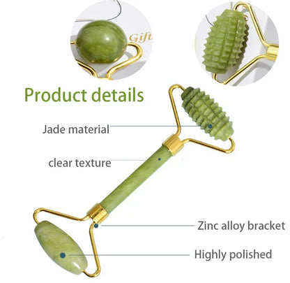 Natural Jade Roller Face Gua Sha Natural Stone
