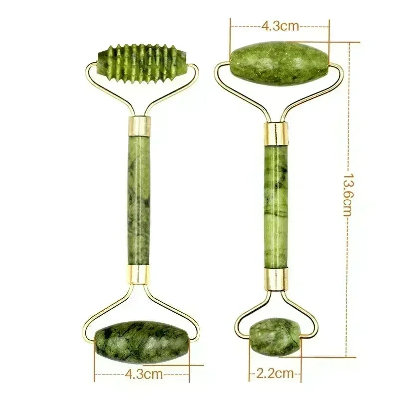 Natural Jade Roller Face Gua Sha Natural Stone